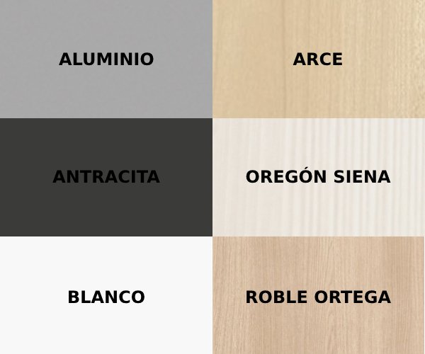 Acabados Mueble Envolvente Melamina para Buzones