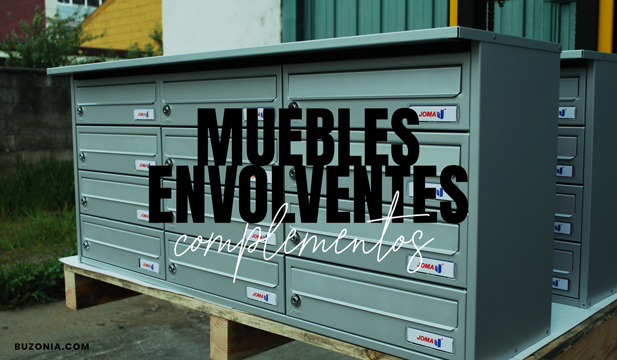 El complemento de buzones mueble envolvente
