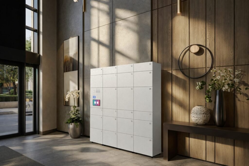 Buzones de paquetería modelo Normo Display de Buzonia