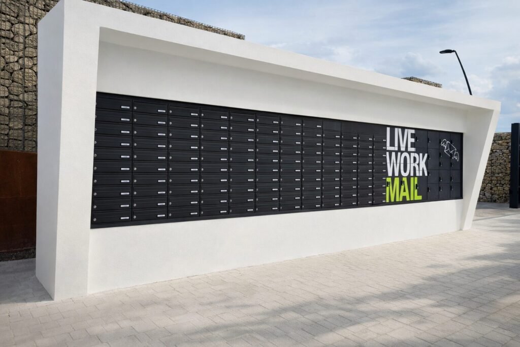 Buzones de paquetería y postales modelo Kubik