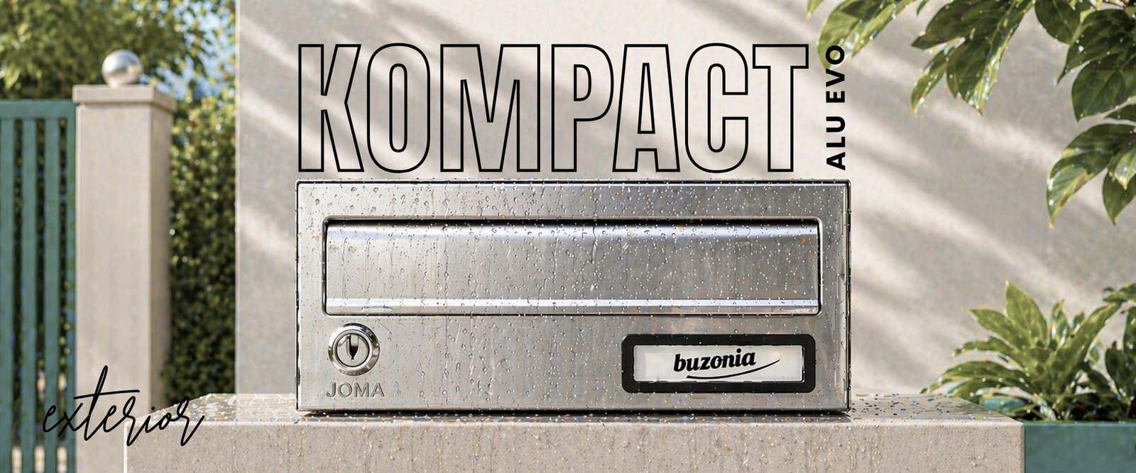 Buzón Exterior Kompact ALU EVO by Buzonia