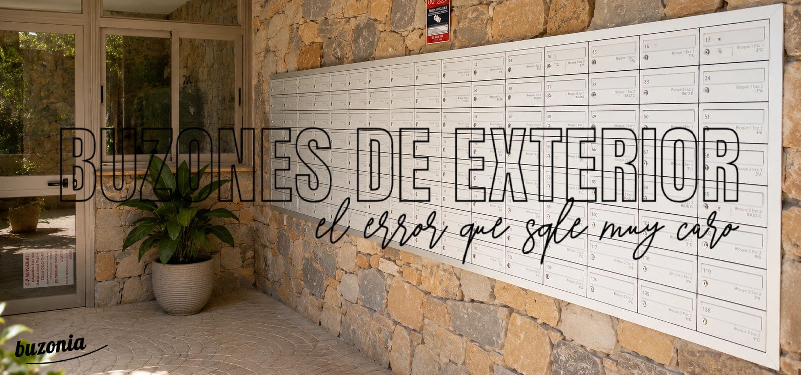 Artículo del Blog: Una Instalación de Buzones de Exterior para Comunidades